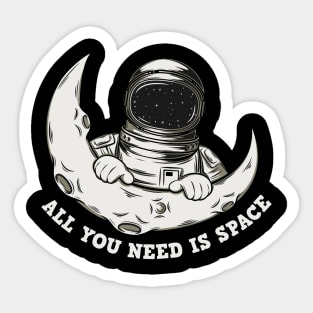 All You Need Is Space Sticker